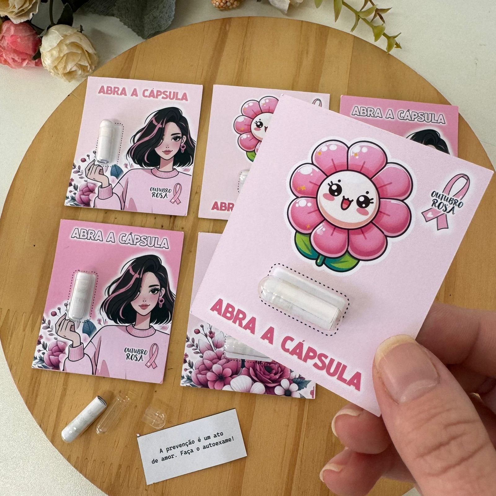 Card + Pílula com Mensagem