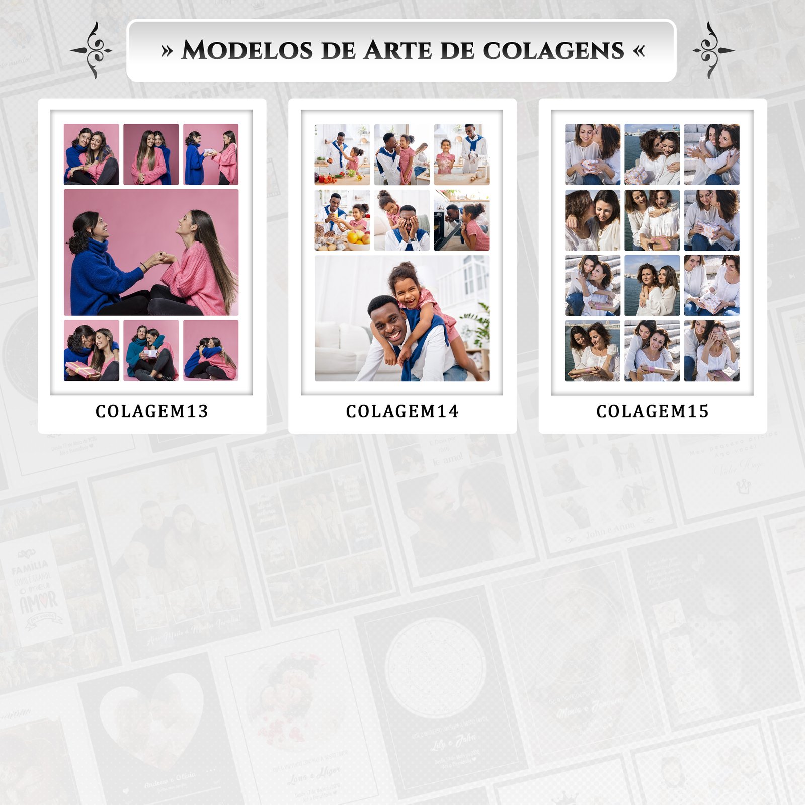 Catálogo Quadros Colagens