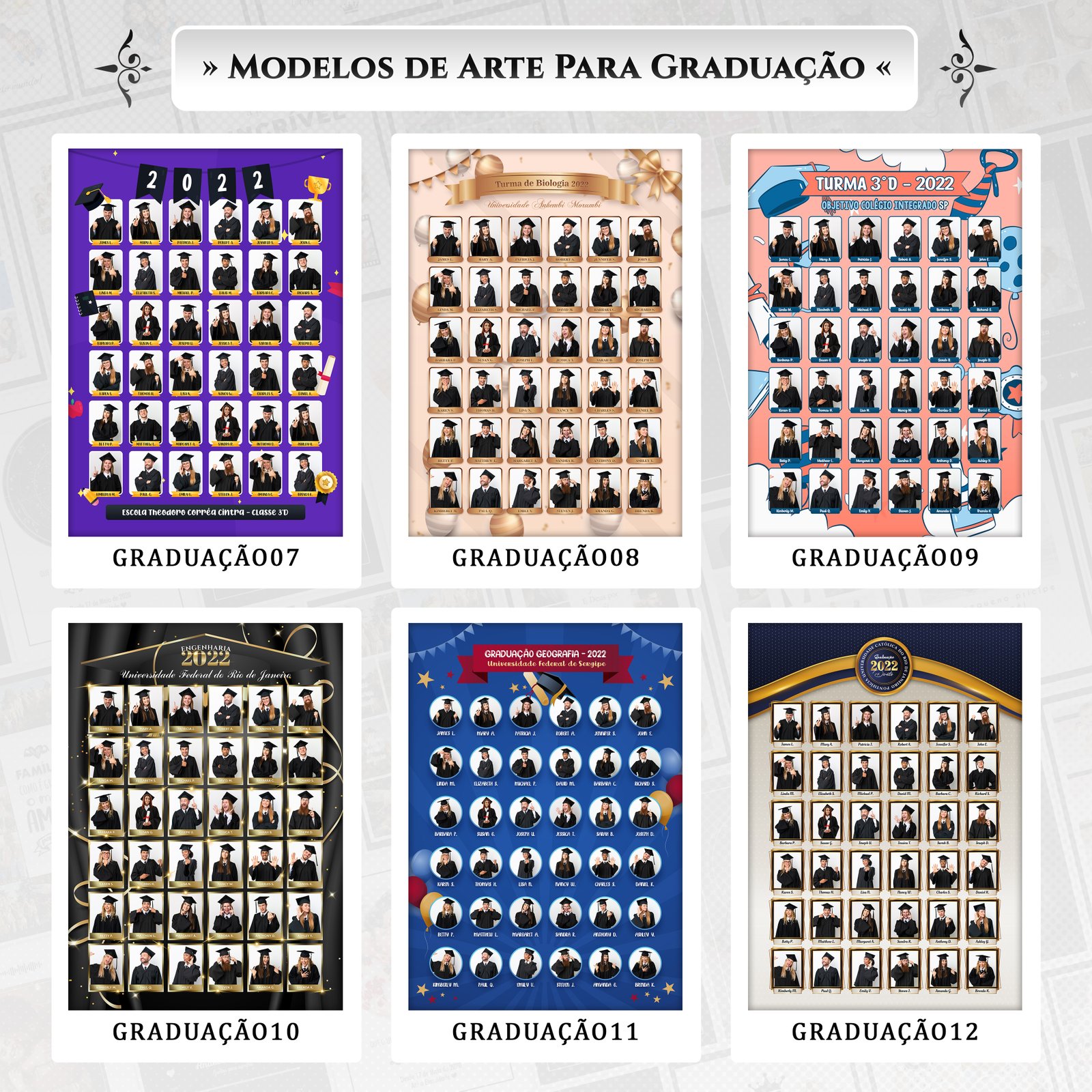 Catálogo Quadro Graduação