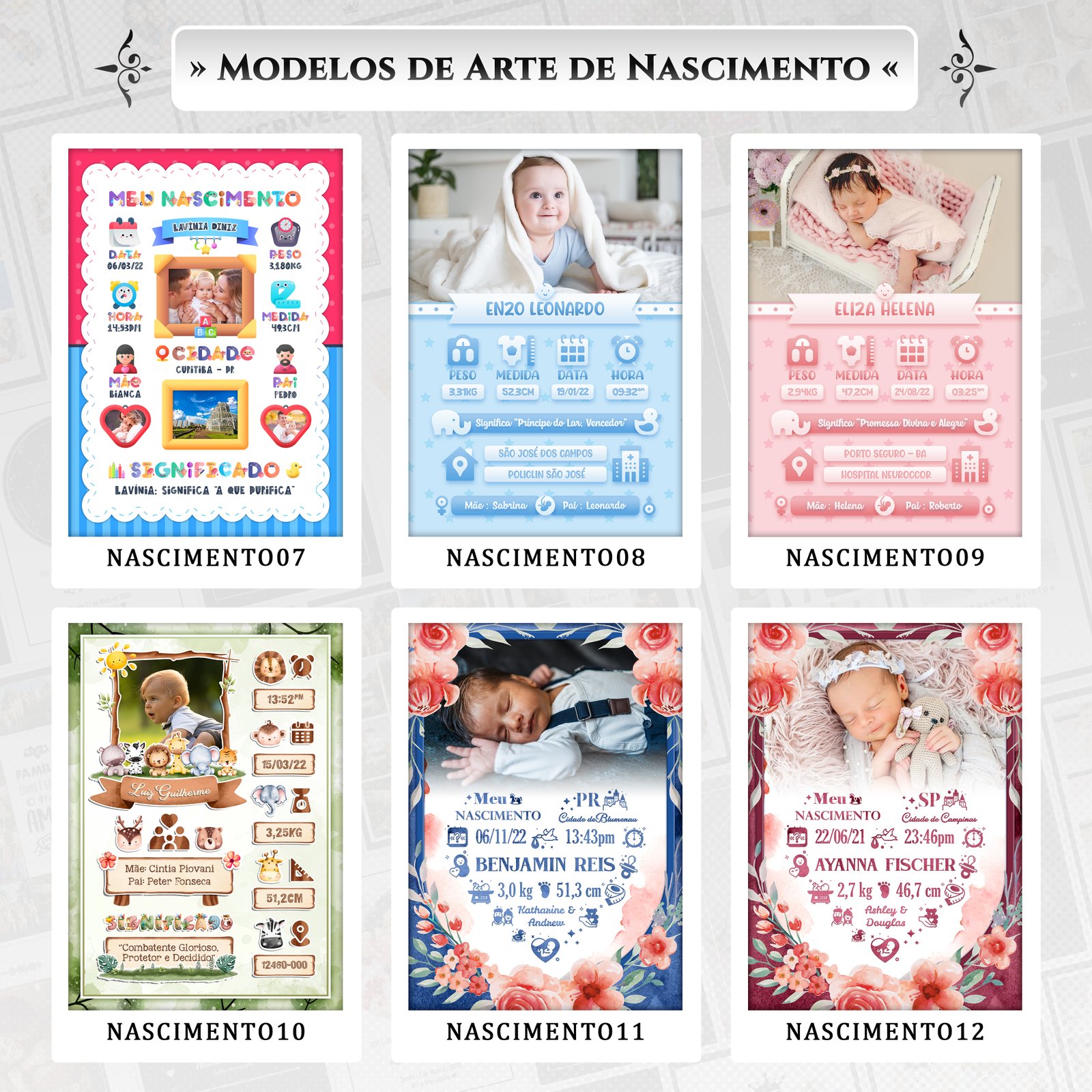 Catálogo Quadro Nascimento