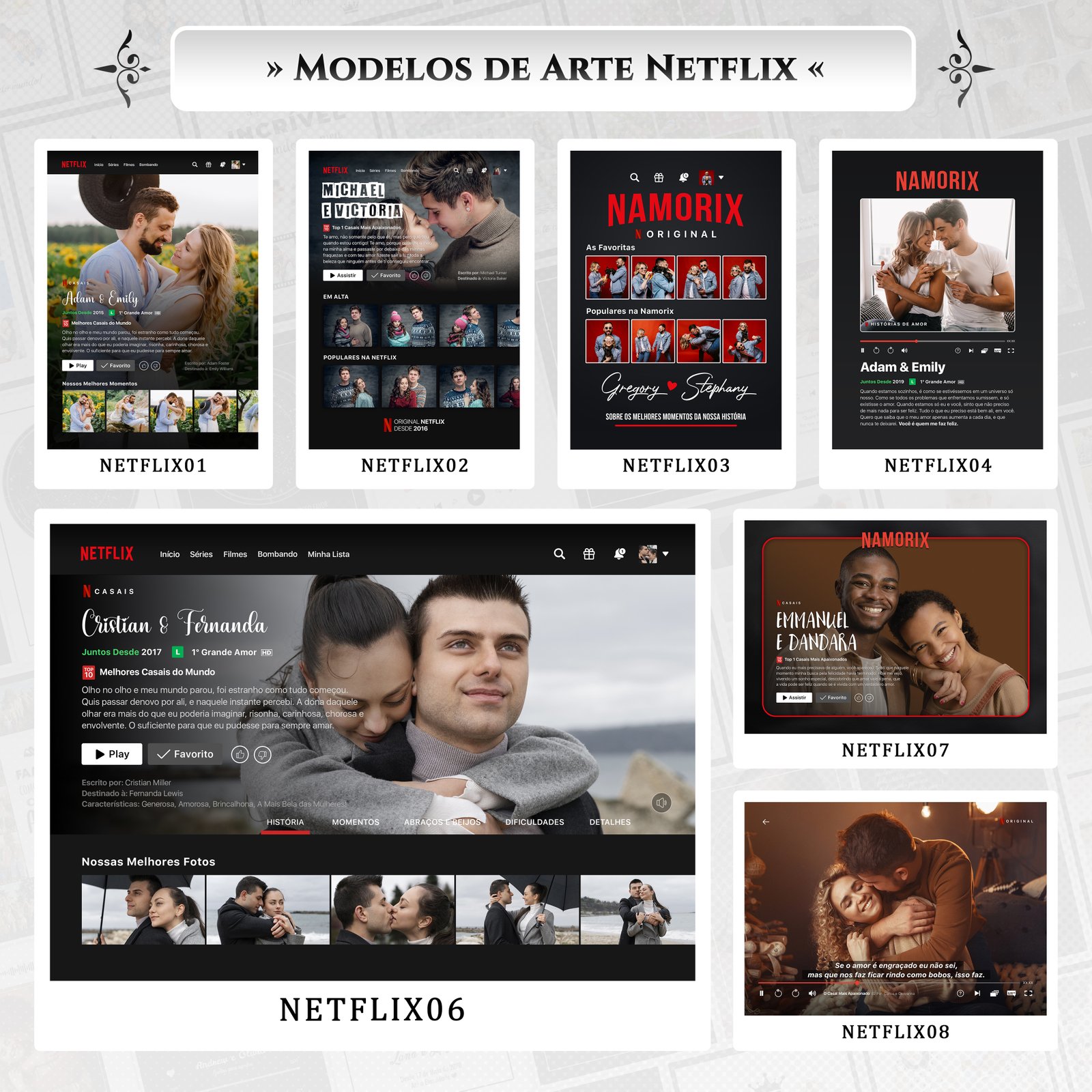 Catálogo Quadro Netflix